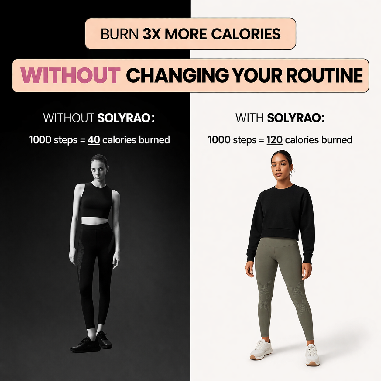 Leggings 3D Solyrao (BLACK)